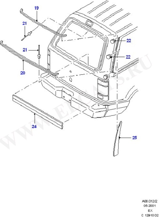 Tailgate Window (Tailgate And Related Parts)