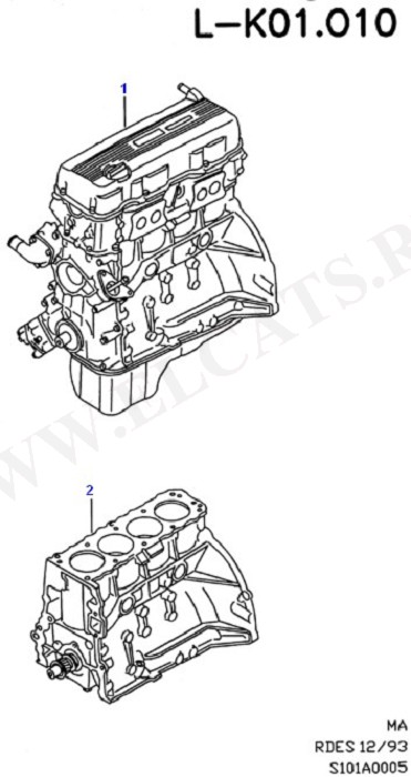Cylinder - Short Block (Engine/Block And Internals)