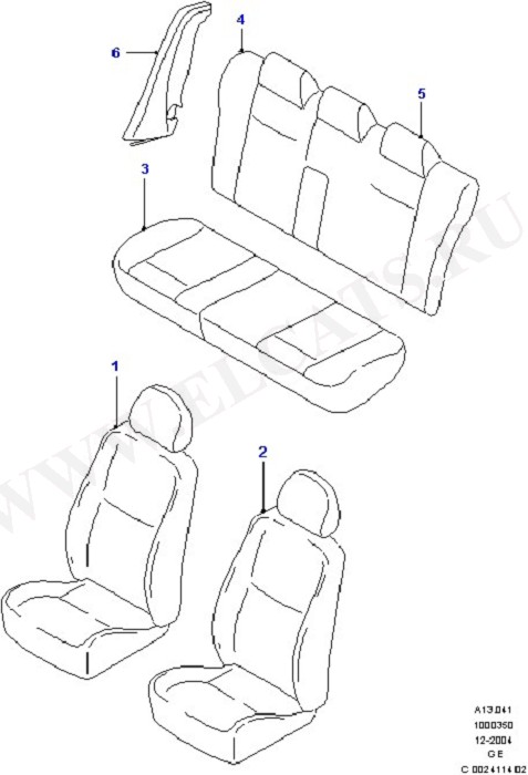 Front And Rear Seat Covers (Seats And Covers)