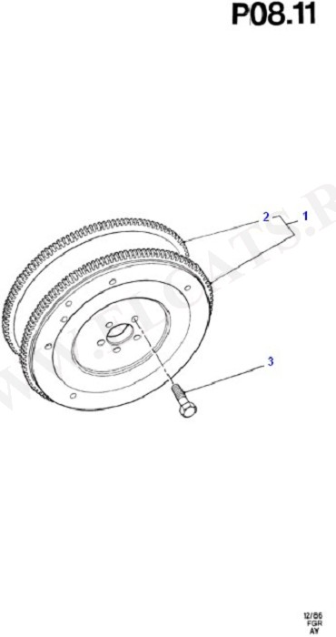 Clutch, Clutch Housing & Flywheel (OHV/HCS)