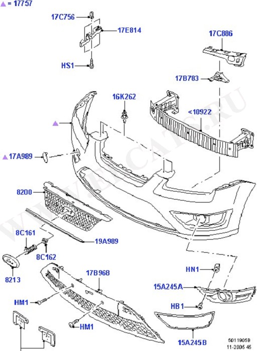 Radiator Grille And Front Bumper (  )