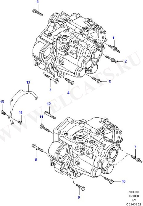 Manual Transaxle Components (Manual Transaxle And Case)