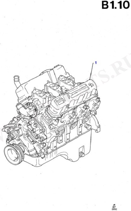 Engine/Block And Internals (Taunus V6 2.4, 2.9)