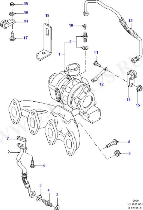 Turbocharger (Cylinder Head/Valves/Manifolds/EGR)