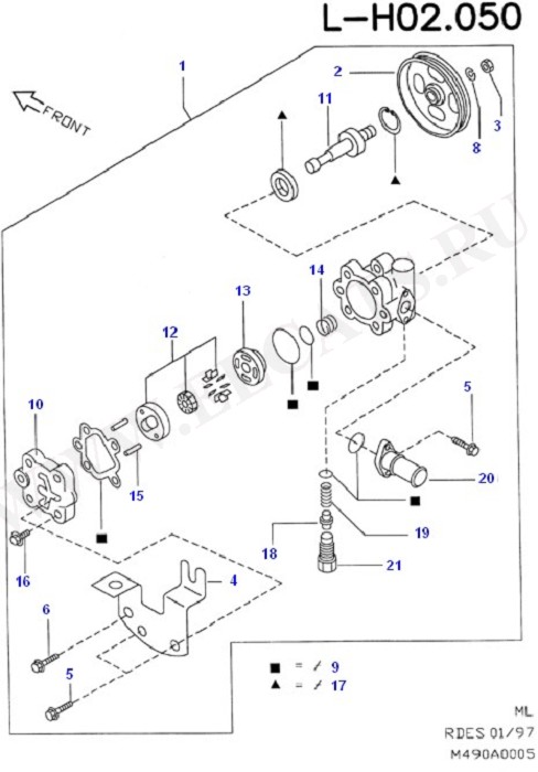 Power Steering Pump (Steering Systems)