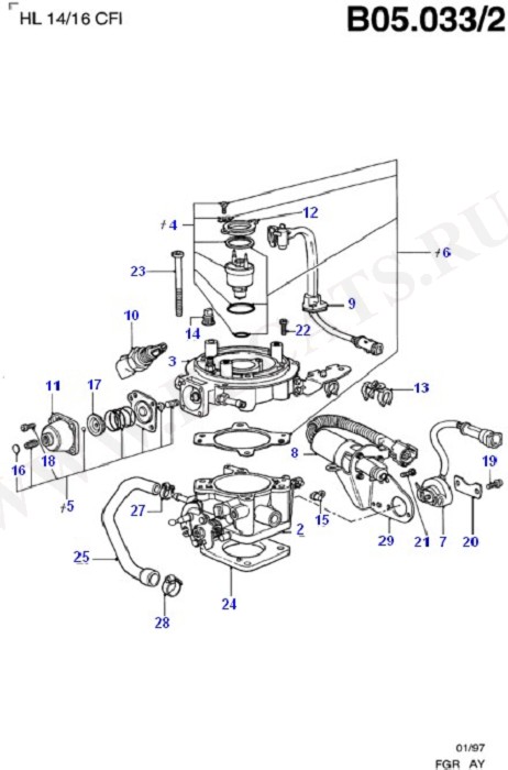 Fuel System - Engine (CVH)