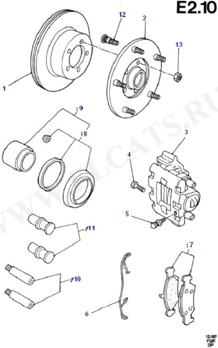 Front Brake Discs And Calipers ( )