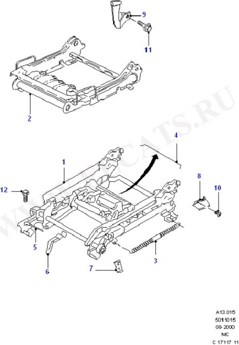 Front Seat Base (Seats And Covers)