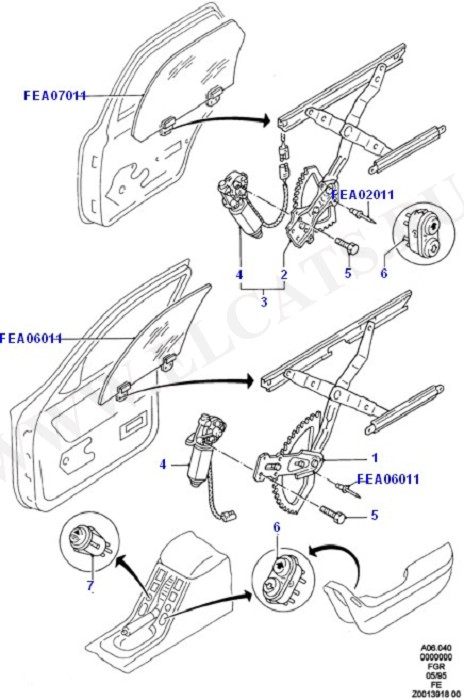 Electric Window Controls (   )