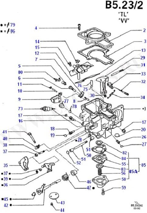 Fuel System - Engine (OHC(TL/LL))