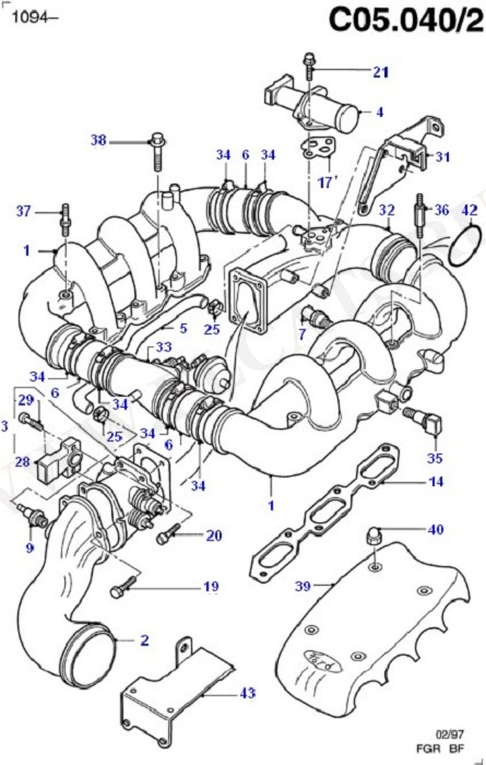 Fuel System - Engine (Cosworth V6 2.9 24 Valve)