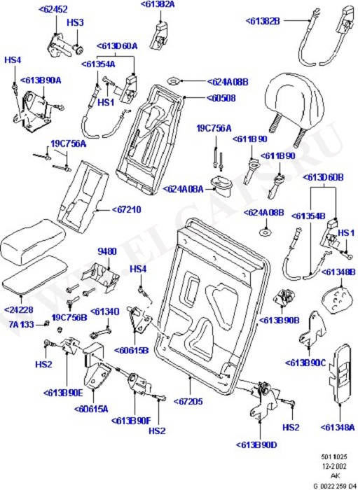 Rear Seat Back (Seats And Related Parts)