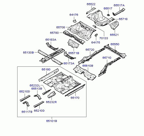 FLOOR ASSY-COMPL& ISOLATION PAD