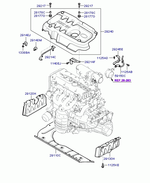 MUD GUARD & ENGINE COVER