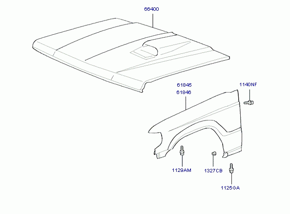 FRONT END & HOOD PANEL