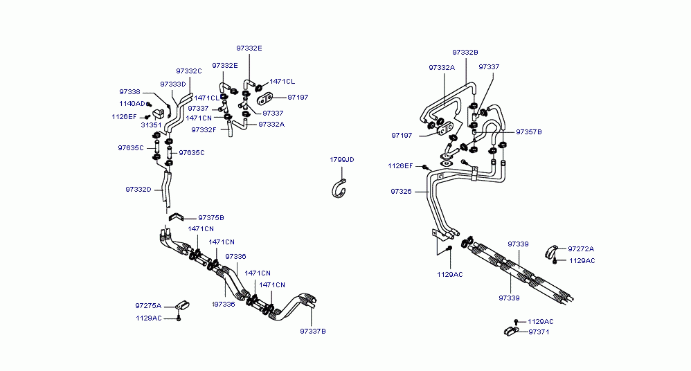 RR HEATER UNIT & PIPING