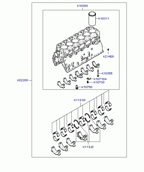 CYLINDER BLOCK (D6DA)