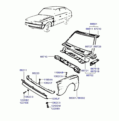 FRONT END BODY