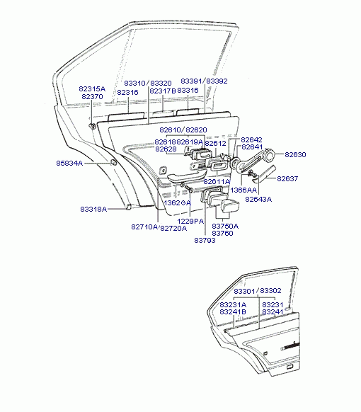 REAR DOOR FINISHING TRIM