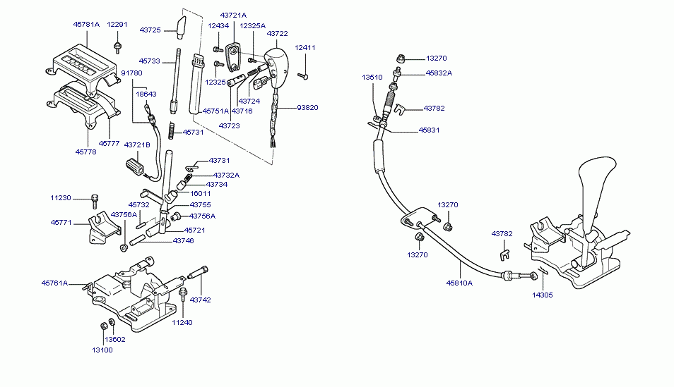 A/T FLOOR SHIFT LINKAGE