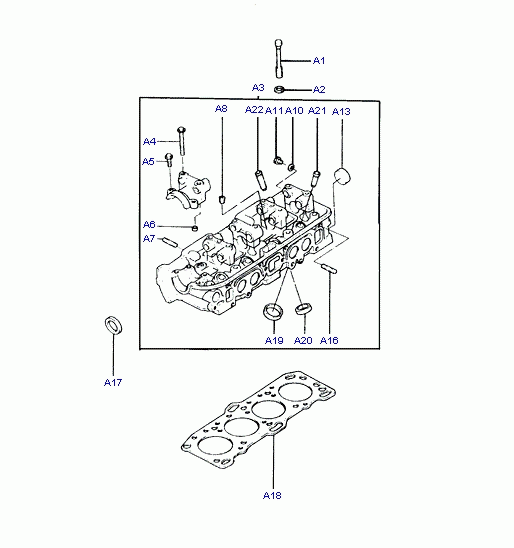 CYLINDER HEAD(I4 SOHC)