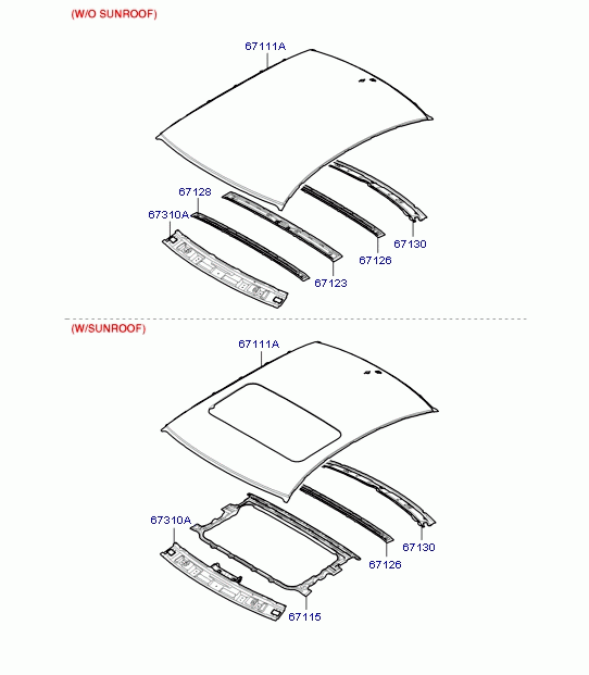 PNL ASSY-ROOF