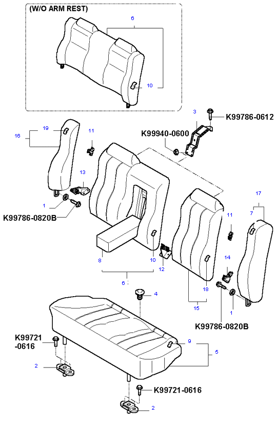 Карман спинки сиденья - KIA Soul (2G), 1,6 л, 2016 года стайлинг DRIVE2