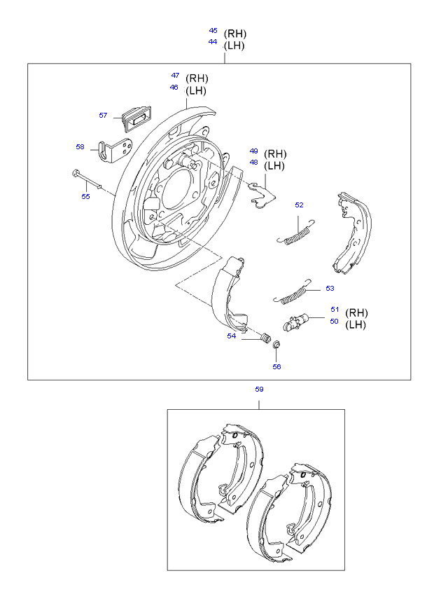 REAR WHEEL HUB & WHEEL BRAKE