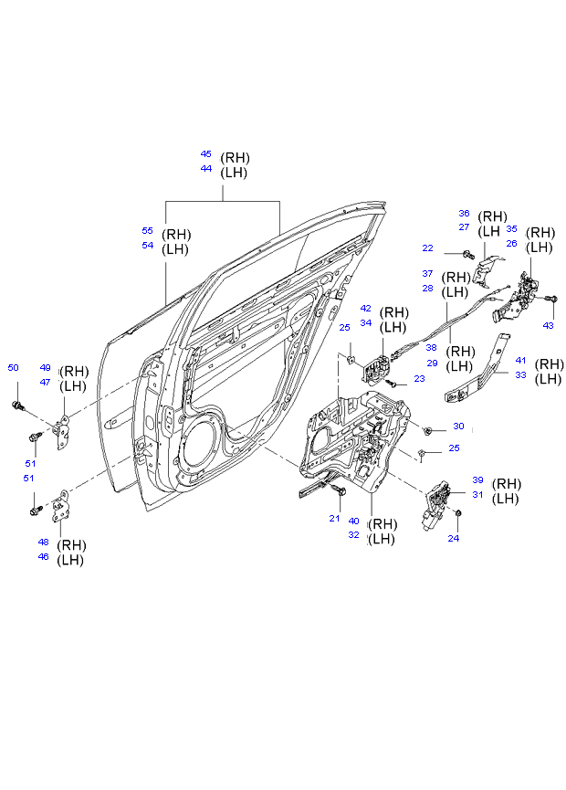 PANEL-RR DR & MOULDING-RR DR