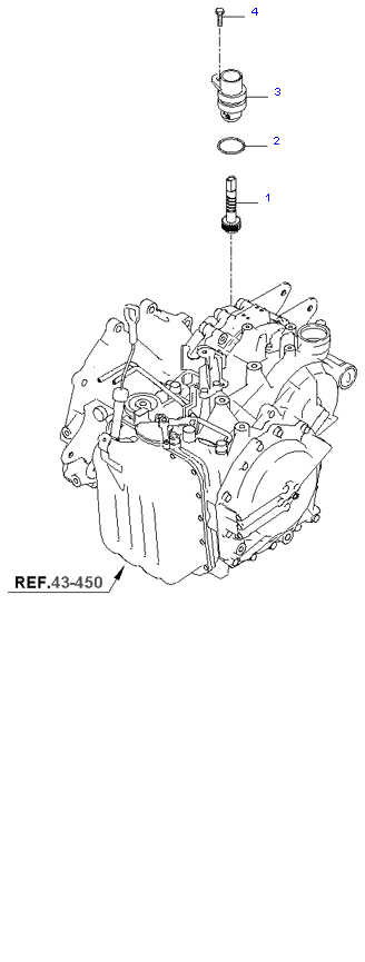 SPEEDOMETER DRIVEN GEAR(A/T) ( 3.8L )