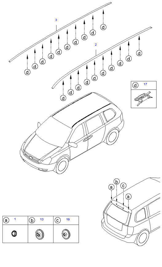 ROOF RACK ( WAGON SHORT(8) )