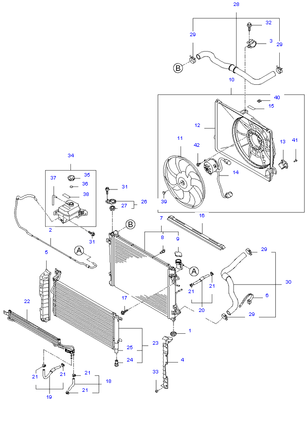 ENGINE COOLING SYSTEM ( 2.7L )