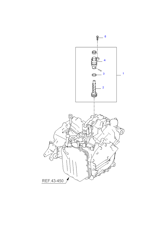 SPEEDOMETER DRIVEN GEAR(A/T)