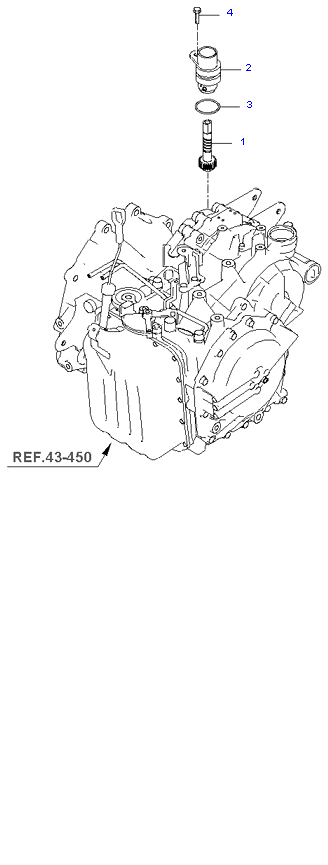 SPEEDOMETER DRIVEN GEAR(A/T) ( 2.9L )