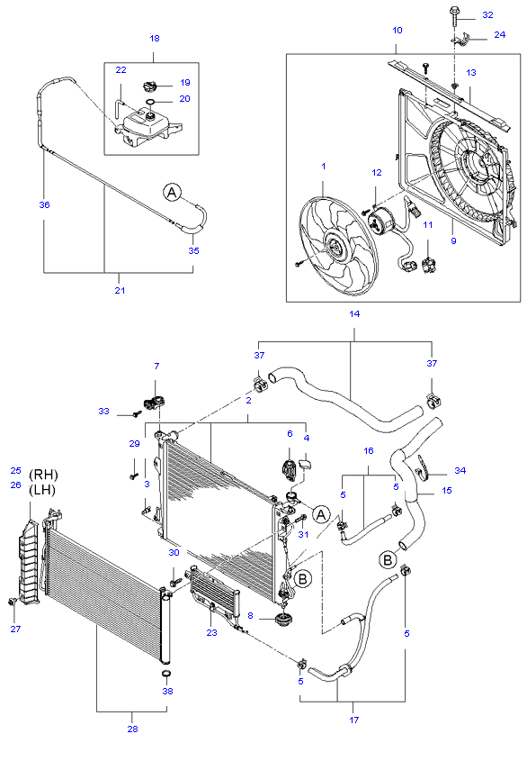 ENGINE COOLING SYSTEM ( 2.7L )