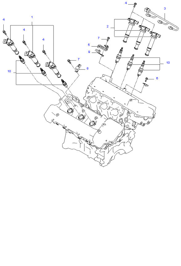 SPARK PLUG & CABLE ( 2.7L )