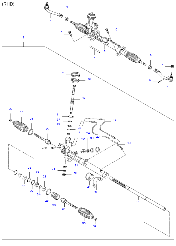 POWER STEERING GEAR BOX