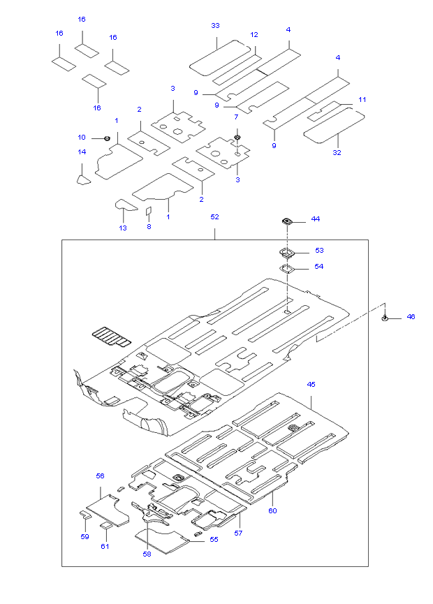 FLOOR COVERING ( WAGON SHORT(8) )