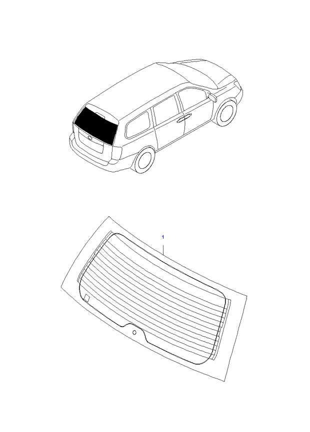 GLASS-RR WINDOW