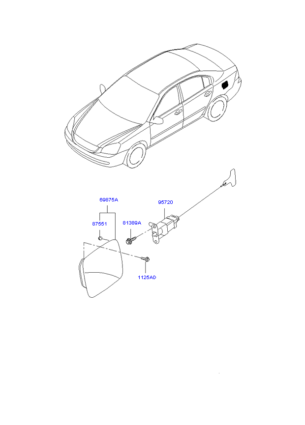 TRIMS-FUEL FILLER DR