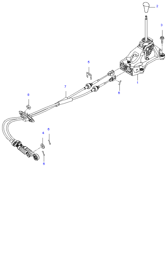 SHIFT LEVER CONTROL ( 2.0L )