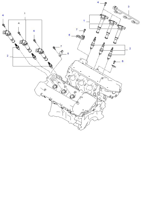 SPARK PLUG & CABLE ( 2.7L )