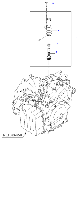 SPEEDOMETER DRIVEN GEAR(A/T) ( 2.7L )