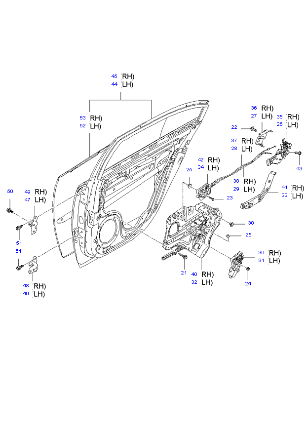 PANEL-RR DR & MOULDING-RR DR