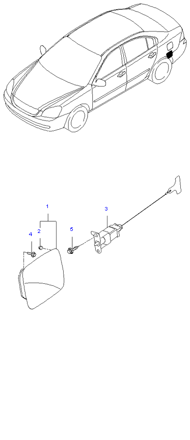 TRIMS-FUEL FILLER DR