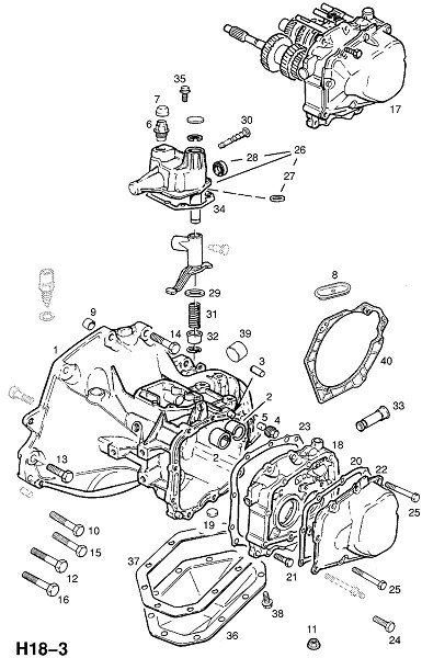 Трансмиссия f17 easytronic (Трансмиссия)