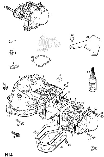 Трансмиссия f13 easytronic (Трансмиссия)